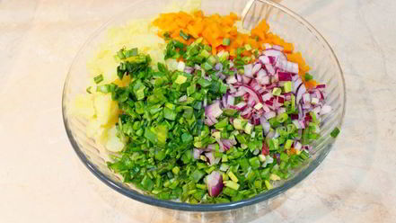 Рецепт винегрета с морковкой по-корейски