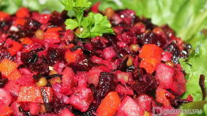 Рецепт Винегрета с морской капустой