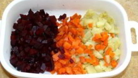 Рецепт винегрета с селедкой