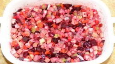 Рецепт винегрета с селедкой