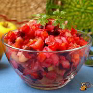 Рецепт Винегрета с яблоками и отварной фасолью