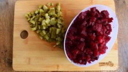 Рецепт винегрета в лаваше