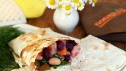 Рецепт винегрета в лаваше