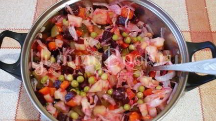 Рецепт винегрета в мультиварке