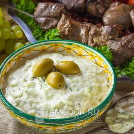 Рецепт Белого соуса для шашлыка