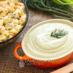 Рецепт Майонеза сметанного без яиц