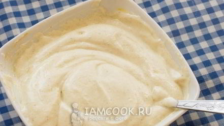 Рецепт майонеза сметанного без яиц