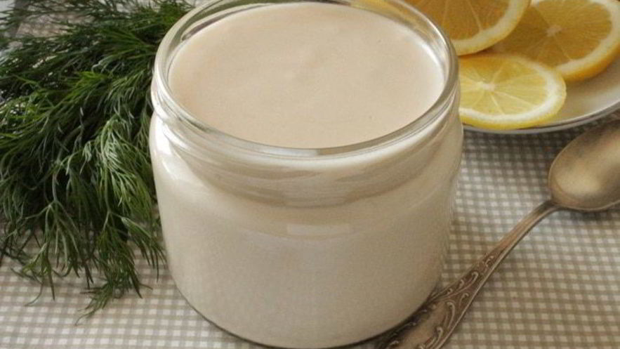 Рецепт постного майонеза из фасоли