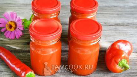 Рецепт кетчупа с болгарским перцем