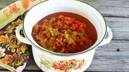 Рецепт кетчупа с болгарским перцем