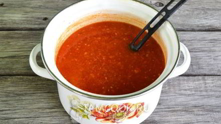 Рецепт кетчупа с болгарским перцем