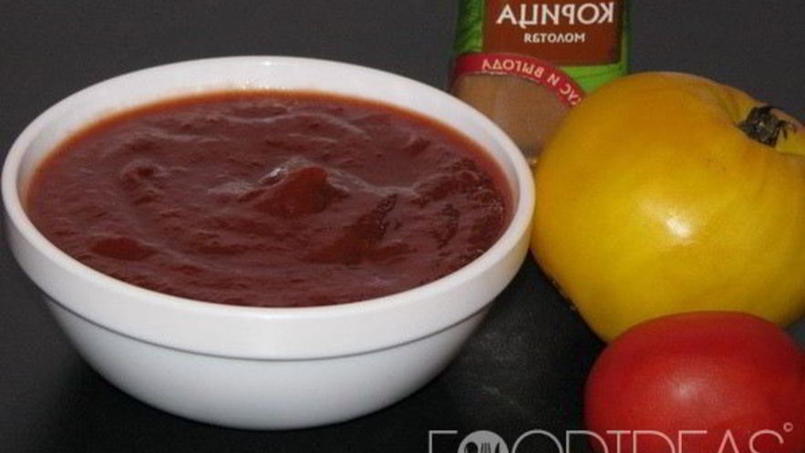 Рецепт кетчупа со сливами и яблоками