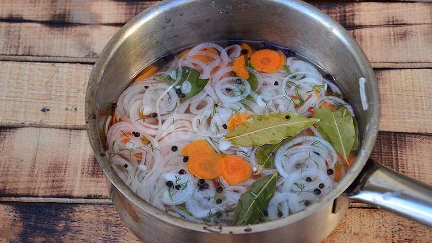 Рецепт горячего маринада для рыбы