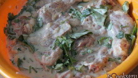 Рецепт маринада для курицы на кефире с чесноком и травами