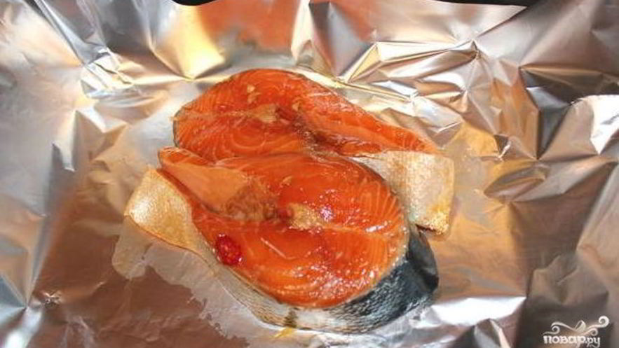 Рецепт маринада для лосося в духовке