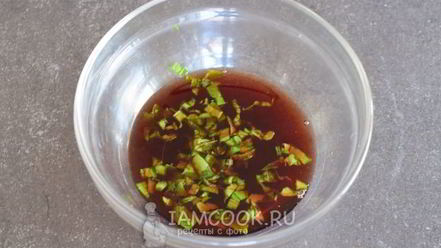 Рецепт маринада для рыбы с красным вином и бальзамиком