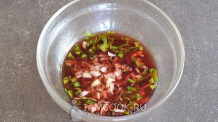 Рецепт маринада для рыбы с красным вином и бальзамиком