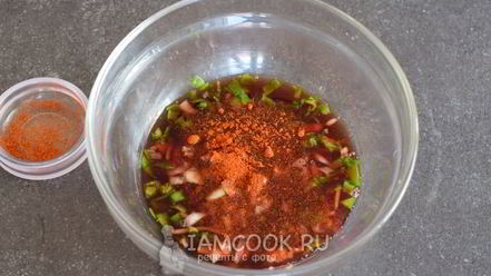 Рецепт маринада для рыбы с красным вином и бальзамиком