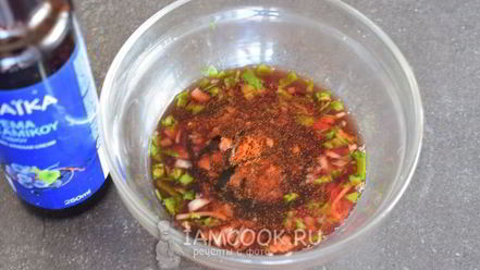 Рецепт маринада для рыбы с красным вином и бальзамиком