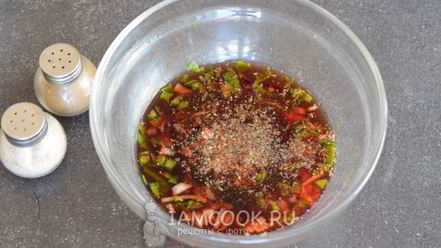 Рецепт маринада для рыбы с красным вином и бальзамиком