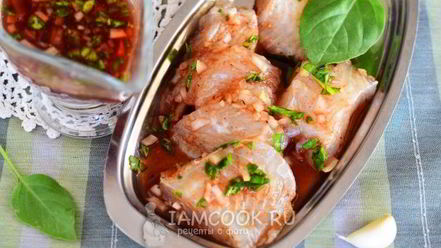 Рецепт маринада для рыбы с красным вином и бальзамиком