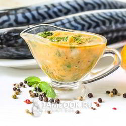 Рецепт Маринада для рыбы с луком и горчицей