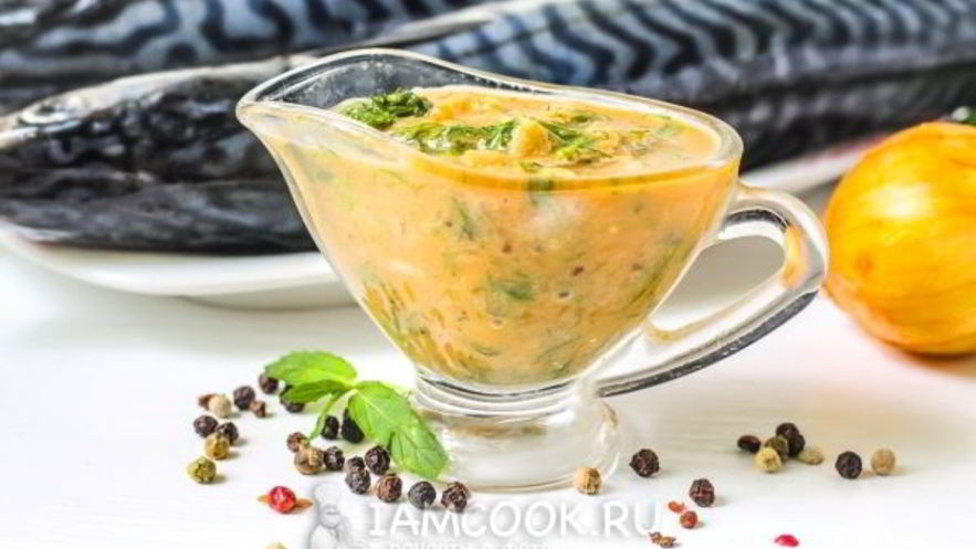 Рецепт маринада для рыбы с луком и горчицей