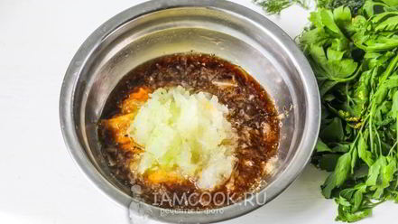Рецепт маринада для рыбы с луком и горчицей
