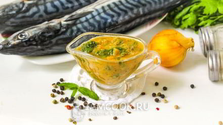 Рецепт маринада для рыбы с луком и горчицей