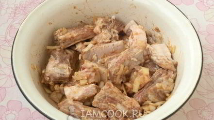 Рецепт маринада для свиных ребрышек