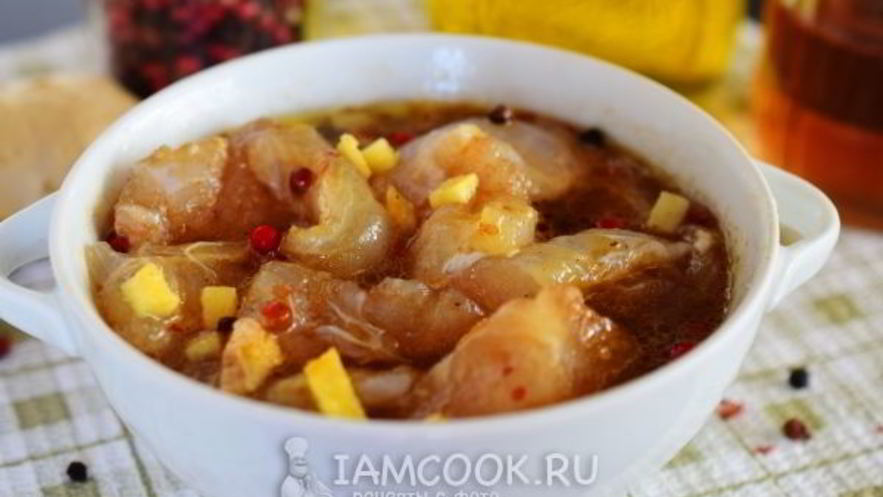 Рецепт винно-соевого маринад для рыбы