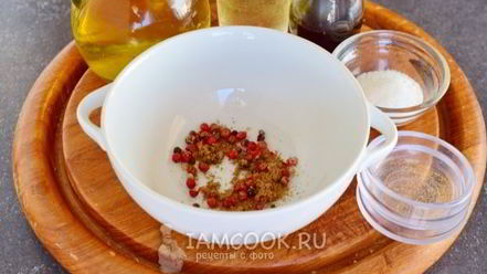 Рецепт винно-соевого маринад для рыбы