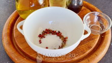 Рецепт винно-соевого маринад для рыбы