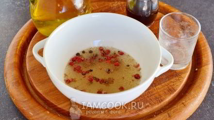 Рецепт винно-соевого маринад для рыбы