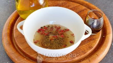 Рецепт винно-соевого маринад для рыбы