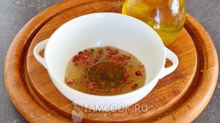 Рецепт винно-соевого маринад для рыбы