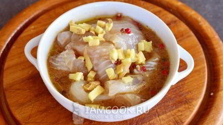 Рецепт винно-соевого маринад для рыбы