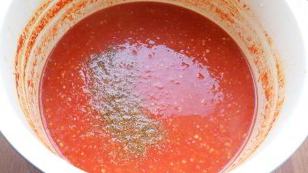 Рецепт острого томатного соуса в мультиварке