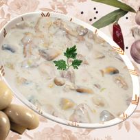 Сливочный соус с сушеными грибами