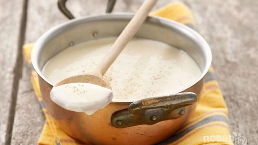 Рецепт соуса бешамель белый