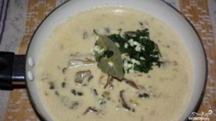 Рецепт соуса из сухих грибов