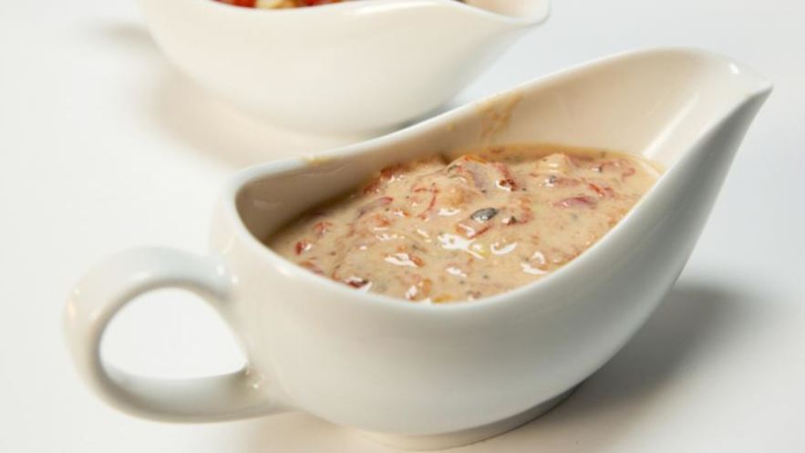 Рецепт соуса из запеченных овощей и простокваши