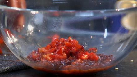 Рецепт соуса из запеченных овощей и простокваши