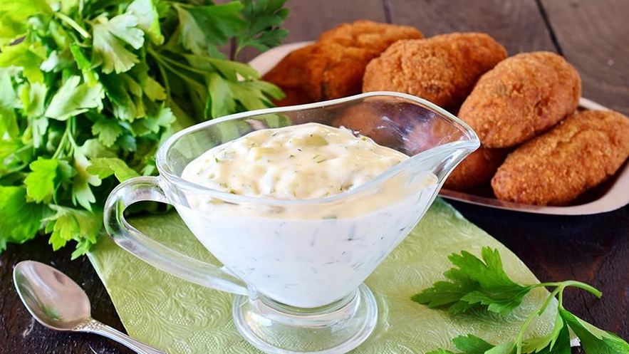 Рецепт соуса к рыбным котлетам