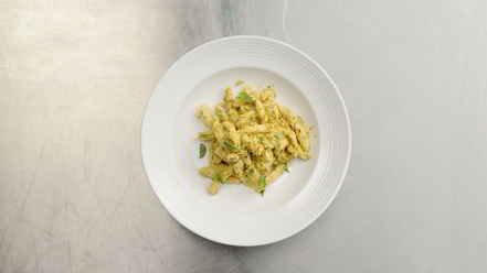 Рецепт домашней пасты бузиате с песто алла трапанезе