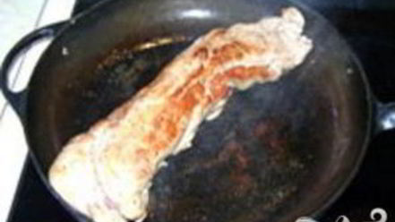 Рецепт филе свинины с соусом песто из семечек