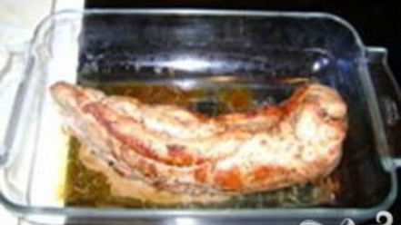 Рецепт филе свинины с соусом песто из семечек