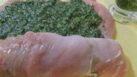 Рецепт индейки с соусом песто