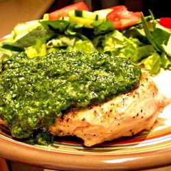 Рецепт Курицы с соусом песто