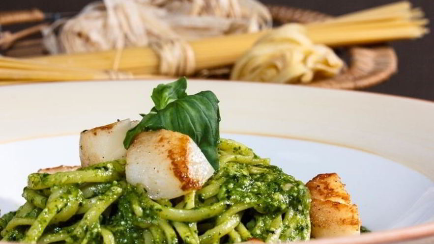 Рецепт лингвиней с соусом песто
